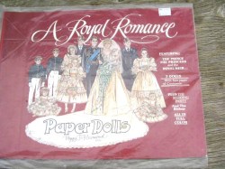 1983 A ROYAL ROMANCE LADY DI, PRINCE CHARLES PAPER DOLL BOOK NEW